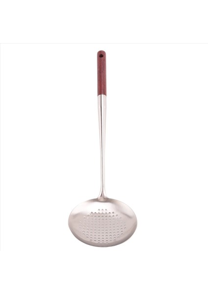 2x Wok Spatula ve Ladle Skimmer Ladle Aracı Seti Wok Için 17INCHES Spatula 304 Paslanmaz Çelik Wok Spatula (Yurt Dışından)