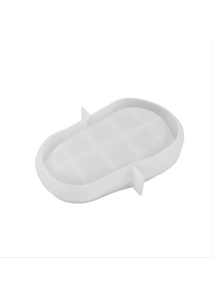 Düzensiz Oval Palet Kalıp Ev Dekoru Biblolar Depolama Tepsisi Kalıp Depolama Plakası Çimento Kalıp Küçük (Yurt Dışından)