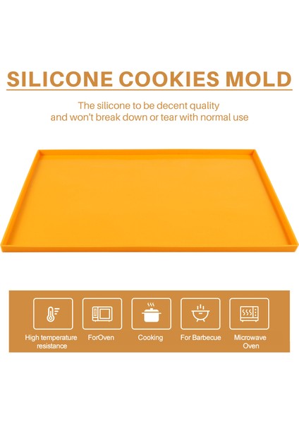 Isviçre Rulo Kek Mat Esnek Pişirme Tepsisi Jöle Rulo Pan Silikon Kurabiyeler Kalıp Bakeware (Yurt Dışından) fiyatları