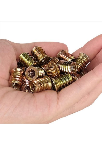 300PCS M6 x 15MM Mobilya Vidası Somun Dişli Ahşap Ekler Cıvata Bağlantı Eleman Konnektörü Hex Soket Sürücüsü (Yurt Dışından) modelleri
