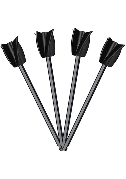 4pcs Epoksi Karıştırma Çubuk Boya Karıştırma Çubuğu Macun Çimento Boya Mikseri Ekleme ile Yağlı Boya Için Matkap Aynası (Siyah) (Yurt Dışından)