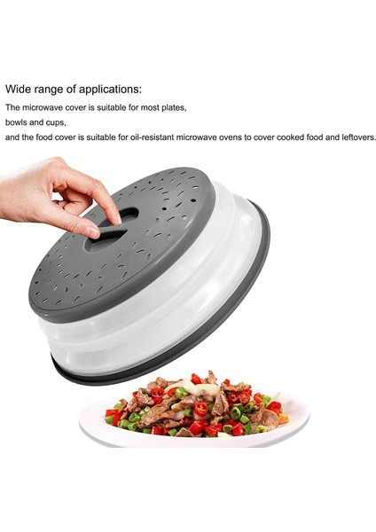 Mikrodalga Kapağı Mikrodalga Kapak Katlanabilir Mikrodalga Mikrodalga Gıda Kapağı Kaputu Katlanabilir Mikrodalga Meyveler Için Uygun (Yurt Dışından) modelleri