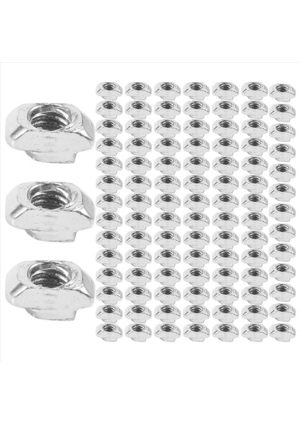100 Pcs M5 Çekiç Somun Karbon Çelik Alüminyum Konektörü T Bağlayıcı Kayma Somun (Yurt Dışından) fiyatları