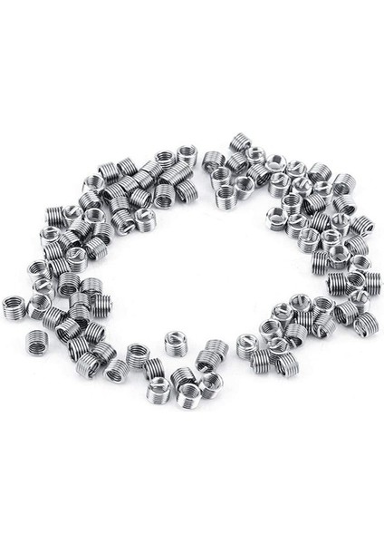 200PCS Tel Ekleme Ipliği M4 Helikopter Ipliği Onarım Paslanmaz Çelik SS304 Iplik Ekleme Sarmal Tel Eki (M40 71 5d) (Yurt Dışından) modelleri