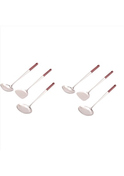 2x Wok Spatula ve Ladle Skimmer Ladle Aracı Seti Wok Için 17INCHES Spatula 304 Paslanmaz Çelik Wok Spatula (Yurt Dışından) modelleri