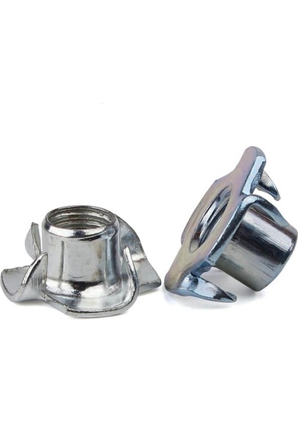 50PCS M8 Metal Esir T Fındık Pronged Tee Fındık Metrik ve 5pcs Ahşap Delik Matkap Ucu 8mm Şaft Konterin Matkap Ucu (Yurt Dışından) modelleri