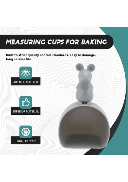 1pcs Plastik Fare Şekli Pirinç Ölçüm Fincan Su Kaşığı Tahıl Pirinç Kürek Kepçesi Yaratıcı Ev Mutfak Gadgets &amp Aletleri (Yurt Dışından) fırsatları
