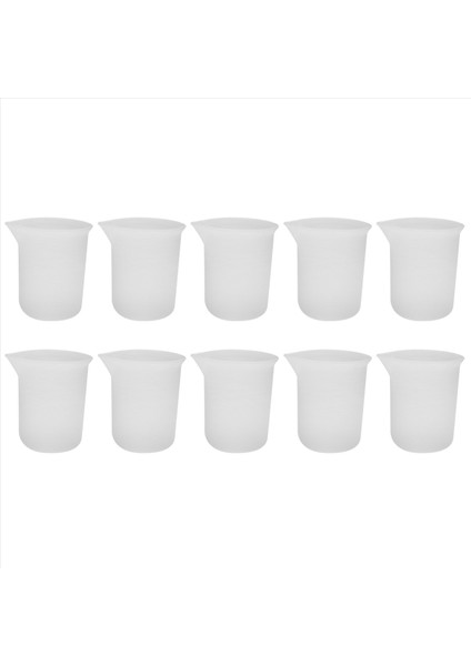 10PCS Silikon Ölçüm Kupaları 100 ml Silikon Kupalar Çubuk Olmayan Karıştırma Bardakları Dıy Tutkal Araçlar El Yapımı Zanaat Için (Yurt Dışından) fiyatları