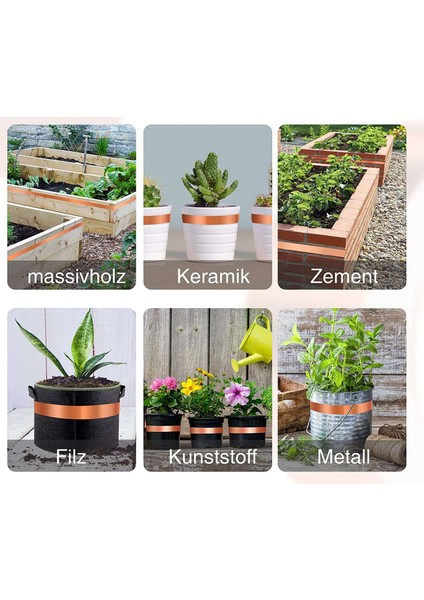 Salyangoz Koruması Bakır Bant Bahçeler Için Salyangozlara Karşı Bant Bitkileri Bakır Bant Bakır Folyo Salyangoz Kovucu B (Yurt Dışından) fırsatları