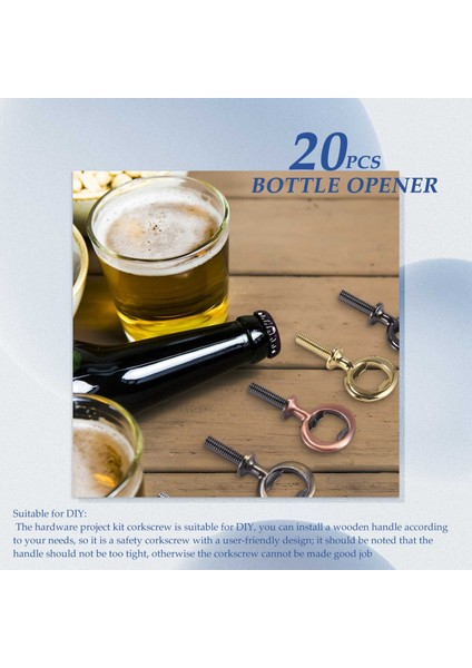 20PCS Metal Şişe Açıcı Boşluklar Paslanmaz Çelik Şişe Açıcı Ekler Kit Dişli Bira Açıcı Donanımı 5 Renk (Yurt Dışından) fırsatları