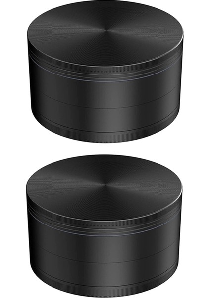 2x 3 Inç Baharat Öğütücü Çinko Alaşım Değirmeni Metal Öğütücüler Polen Koleksiyoncu Biber Baharat Öğütücü (Yurt Dışından)