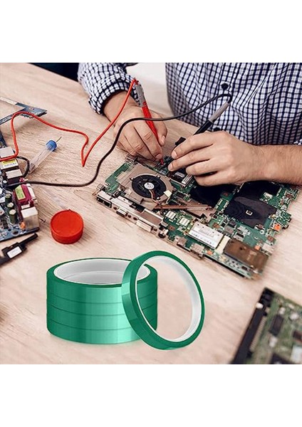 Yüksek Sıcaklık Bant Isıya Dayanıklı Bant Islık Transfer Bandı Süblimasyon Için Kalıntı Yok 10MM x 33M 108FT (Yeşil-15 Rulo) (Yurt Dışından) fırsatları