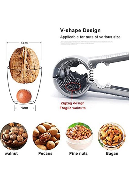 Ceviz Için Fındıkkıran Fındık Için Mutfak Aleti Huni Ceviz Pense Sağlam Somun Kraker Açıcı Alet Ceviz Cevizli Somun (Yurt Dışından) indirimleri