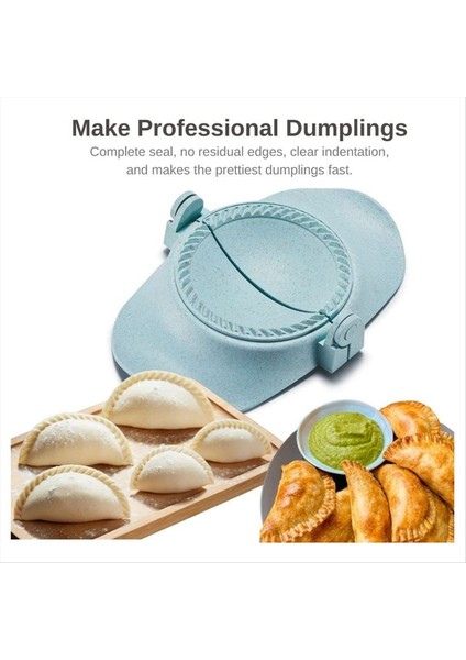 Hamurlu Maker Hamur Kesici ile Seti Empanadas Pres Kalıp Maker Pierogi Için Hamur Kalıp Seti ve Kesici (Mavi) (Yurt Dışından) fırsatları