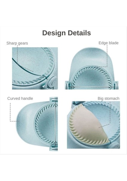 Hamurlu Maker Hamur Kesici ile Seti Empanadas Pres Kalıp Maker Pierogi Için Hamur Kalıp Seti ve Kesici (Mavi) (Yurt Dışından) indirimleri