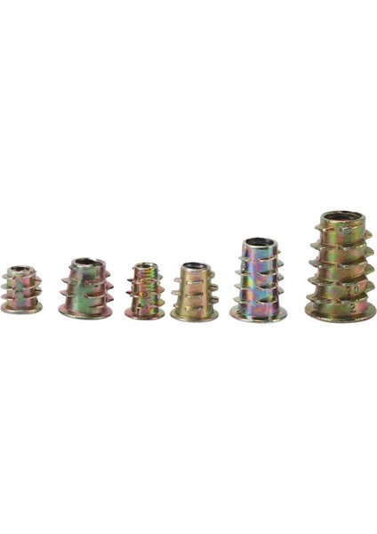 6x Dişli Ekler Somunlar Ahşap Ekleme Aracı Kiti M4/m5/m6/m8 Mobilya Vidası Cıvata Bağlantı Elemanı (990 Adet) (Yurt Dışından) fırsatları