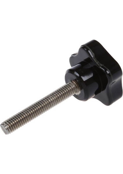 5pcs M8 x 50MM Iplik Yedek Yıldız El Düğmesi Sıkma Vidası Siyah Gümüş Ton (Yurt Dışından) fırsatları