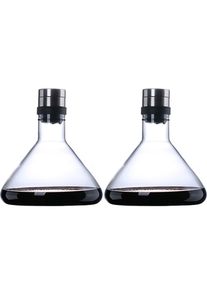 2x Kırmızı Şarap Hızlı Dekanter Şarap Nefes Karaafe Ev Şarap Dağıtıcı Kırmızı Şarap Ağız Kalıp (Yurt Dışından)