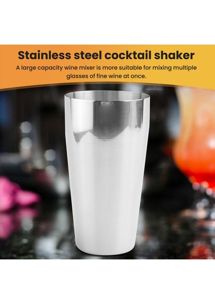Paslanmaz Çelik Mikser Flair Barmenler Için Sarma Içecek Kokteyl Shaker Gümüş (Yurt Dışından) indirimleri