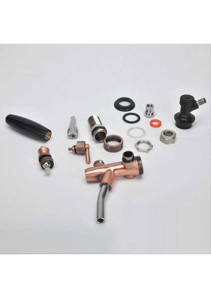 Sıvı Top Kilidi ile Ayarlanabilir Taslak Bira Tavan Kesme Krom Kaplama Akış Kontrolü Bira Musluğu Homebrew Kegerator (Yurt Dışından) modelleri