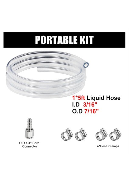 5 Ft Top Kilitli Bira Hattı Montaj Kiti Boru Topu Kilidi Cornelius Fıçı Için Hızlı Bağlantı Kesme (Yurt Dışından) fiyatları