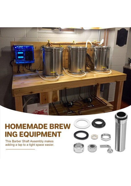 92 5mm Paslanmaz Çelik Dirsek Shank Bira Taslak Bira Musluk Aksesuarları Bira Fıçısı Için 8mm ile (Yurt Dışından) fırsatları