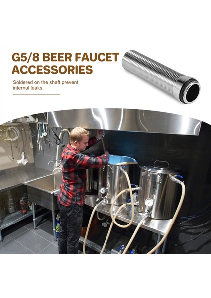 92 5mm Paslanmaz Çelik Dirsek Shank Bira Taslak Bira Musluk Aksesuarları Bira Fıçısı Için 8mm ile (Yurt Dışından) indirimleri