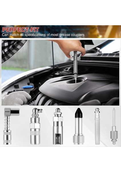 Gres Kuplör Kiti Alet Gres Ucu 28 Parçalı Gres Kuplör Kiti Hızlı Bağlantı Gres Bağlantı Parçaları Tam Yağ Aksesuarları (Yurt Dışından) modelleri