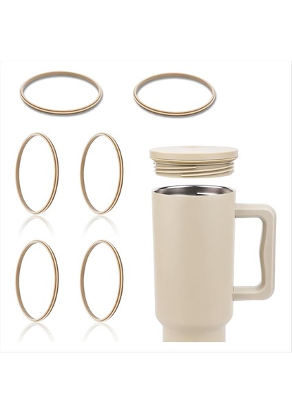 Basit Modern 40 Oz Bardak Sızdırmaz Yedek Kapak Contaları Için 6pcs Yedek Conta Halkaları (Yurt Dışından) fiyatları
