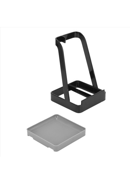 2x Pot Kapağı Tutucu Mutfak Organizatör Rafı Kaşık Rest Raf Tutucu Paslanmaz Çelik Kapak Standı Mutfakta Mutfak Siyah (Yurt Dışından) fırsatları