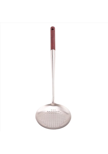 3x Wok Spatula ve Ladle Skimmer Ladle Aracı Seti Wok Için 17INCHES Spatula 304 Paslanmaz Çelik Wok Spatula (Yurt Dışından)