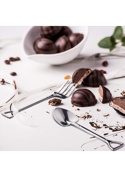 16 Parça Kürek Kaşık Çatal Kürek Kahve Kaşığı Kürek Tutuk Tatlı Kaşık Dondurma Kaşığı Kürek Şekil Çalgu (Gold) (Yurt Dışından) fiyatları