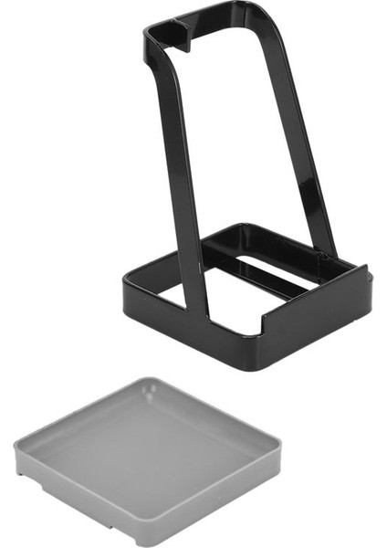 5x Tencere Kapağı Tutucu Mutfak Organizatör Rafı Kaşık Dinlenme Raf Tutucusu Paslanmaz Çelik Kapak Standı Mutfakta Mutfak Eşyaları Siyah (Yurt Dışından) fırsatları