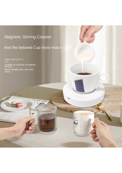 Kompakt Manyetik Karıştırıcı Mini Otomatik Içecek Mikseri Usb-C Şarj Edilebilir Cam ve Seramik Bardaklar Için Uygun (Yurt Dışından) fırsatları