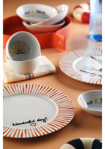 Crimson Lines 8 Parça 2 Kişilik Kahvaltı Takımı fiyatları