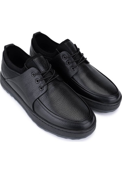 Erkek Hakiki Deri Siyah Casual Ayakkabı 870 199 Erk Ayk SK25-26 Sıyah Dr fiyatları