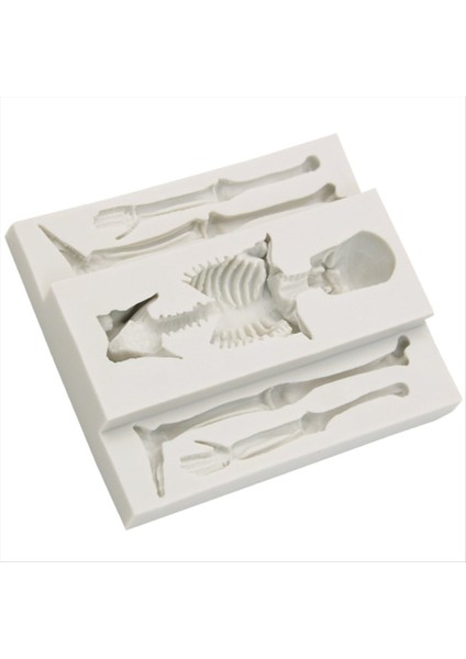 Kafatası Iskeleti Çikolatalı Silikon Kalıplar 3D Kemik Silikon Kalıp Şeker Kurabiye Için Diy Pişirme (Yurt Dışından) fırsatları