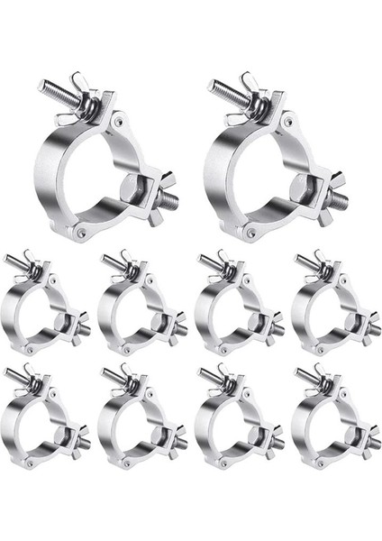 10PCS 2 Inç Kafes O Kelepçeler Alüminyum Aşamalı Işık Kelepçeleri Kafes Için 220LB LED Par Işık Kelepçeleri 48-51MM Od Tüp / Boru Için (Yurt Dışından)
