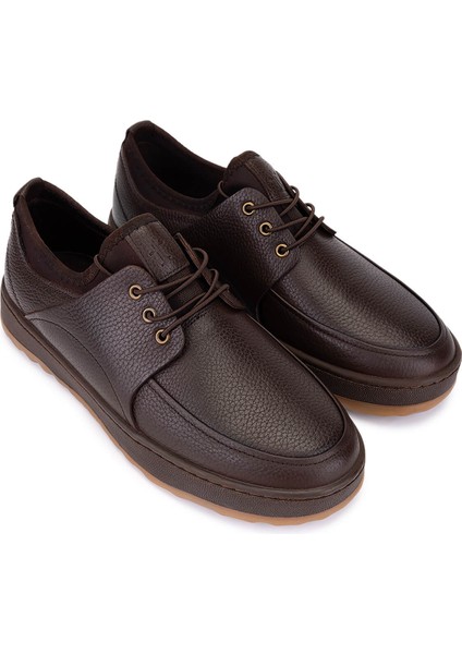 Erkek Hakiki Deri Kahverengi Casual Ayakkabı 870 199 Erk Ayk SK25-26 Kahve Dr fiyatları