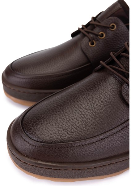 Erkek Hakiki Deri Kahverengi Casual Ayakkabı 870 199 Erk Ayk SK25-26 Kahve Dr modelleri