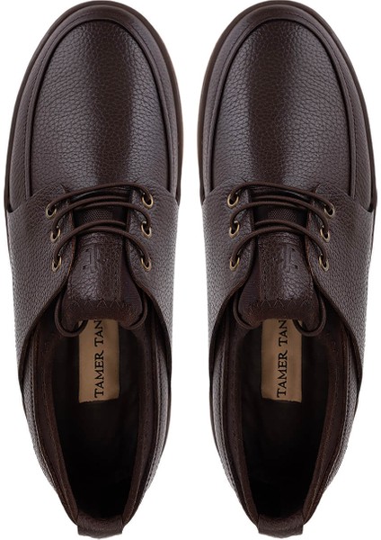 Erkek Hakiki Deri Kahverengi Casual Ayakkabı 870 199 Erk Ayk SK25-26 Kahve Dr indirimleri