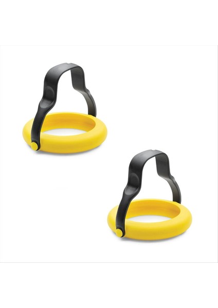 Yumurta Flipper Spatula Silikon Yumurta Halkaları 2&#39 Si 1 Arada Kavrama ve Flip Spatula Gözleme Fransız Tost Omlet Yapımı Ev 2 Pcs (Yurt Dışından)