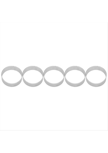 16 Paket 6cm Dairesel Tart Halkaları Tatlı Paslanmaz Çelik Perforasyon Meyve Turta Kek Köpüğü Kalıp Mutfak Pişirme Kalıp Halkası (Yurt Dışından) fırsatları