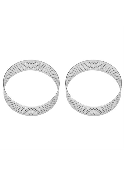 16 Paket 6cm Dairesel Tart Halkaları Tatlı Paslanmaz Çelik Perforasyon Meyve Turta Kek Köpüğü Kalıp Mutfak Pişirme Kalıp Halkası (Yurt Dışından) indirimleri