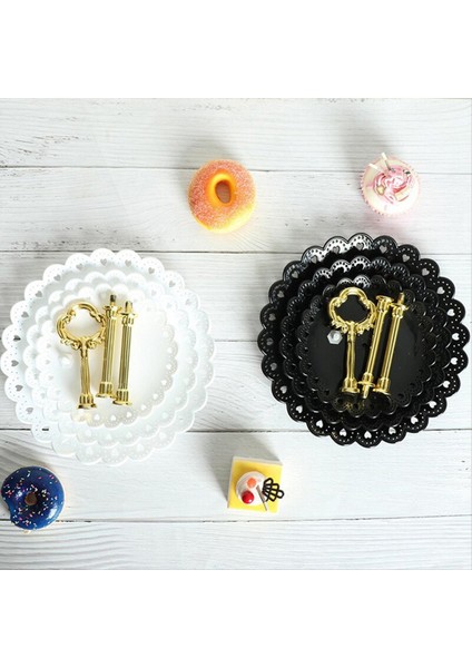 Avrupa Tatlı Masası Meyve Tepsisi Üç Katmanlı Kek Standı Raf Düğün Partisi Şeker Plastik Kuru Düğün Parti Evi (Yurt Dışından) indirimleri