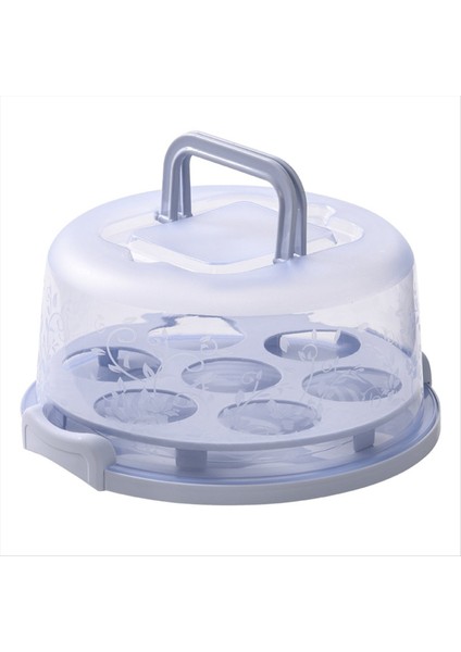 Kek Kutusu Cupcake Tutucu Kapak Şeffaf Kek Şeffaf Kek Kutusu Taşıyıcı Kapak Kolları Kek Tutucusu C (Yurt Dışından)