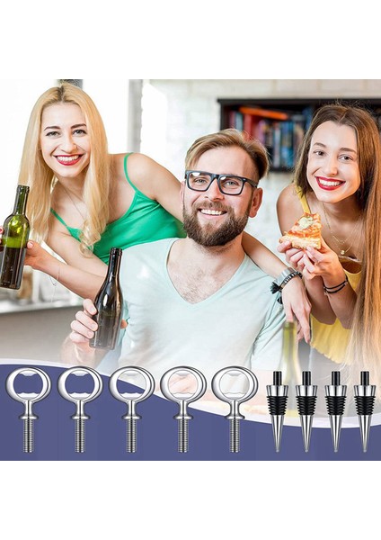 20PCS Şarap Tıpa ve 10 Adet Boş Şişe Açıcı Şişe Açıcı Ekler Düğün Partisi Dönüşü Için Donanım Set Donanımı (Yurt Dışından) modelleri