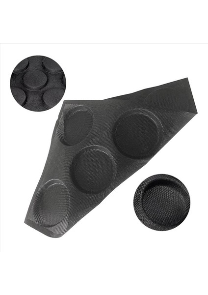 2x 8 Delikler Hamburger Çörek Tavaları Pişirme Örtüsü Silikon Ekmek Tavaları Çubuk Olmayan Delikli Pişirme Kalıpları (Yurt Dışından) modelleri