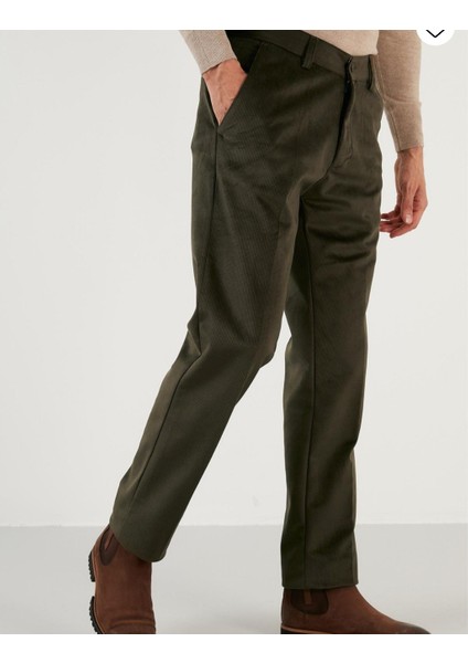 Erkek Normal Bel Regular Fit Düz Paça Likralı Içi Şardonlu Üst Kalite Kadife Pantolon fiyatları