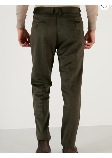 Erkek Normal Bel Regular Fit Düz Paça Likralı Içi Şardonlu Üst Kalite Kadife Pantolon fırsatları